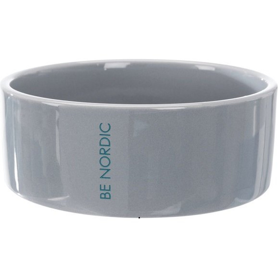 Ceramiczna miska dla psa lub kota 0,3l Be Nordic szara Trixie