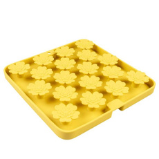 DUVO+ mata węchowa silikonowa dla psa 20 × 20 cm – żółta