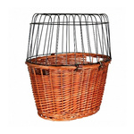Trixie kosz wiklinowy do przewozu psa lub kota na rowerze, kolor naturalnej wikliny