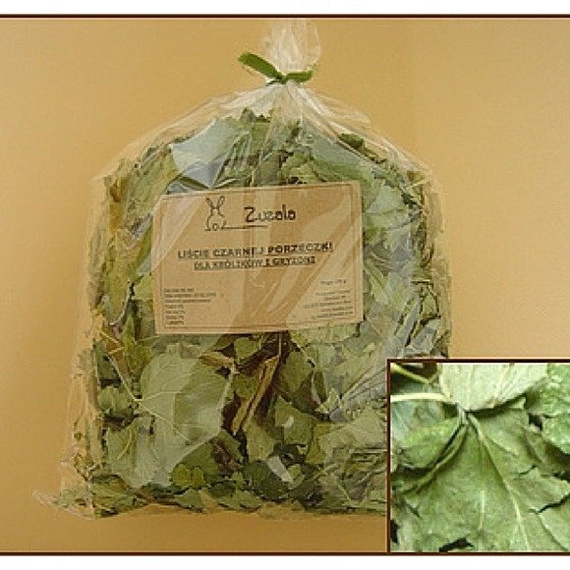 Zuzala suszone liście czarnej porzeczki - 100g