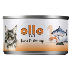 Ollo Cat Nr 1 Tuńczyk i Krewetki mokra karma dla kota