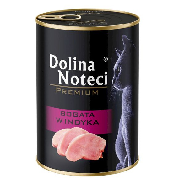 Dolina Noteci indyk 400 g – bezzbożowa karma mokra dla kotów