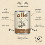 Ollo Pure Deer mokra karma dla psa - jeleń 850g
