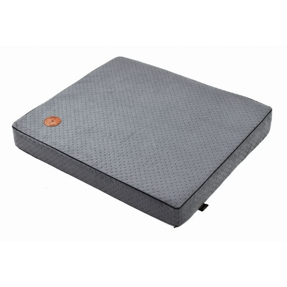 Materac ortopedyczny dla psa Hector 70x60cm pikowany szary