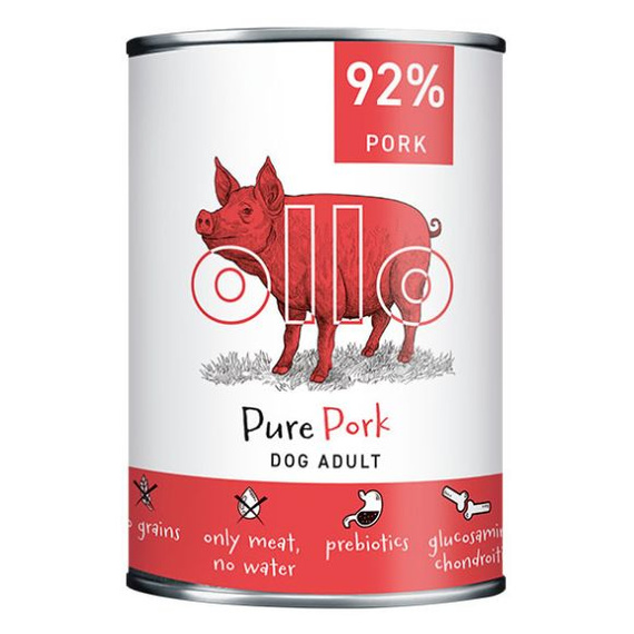 Ollo Pure Pork mokra karma dla psa z wieprzowiną 850g