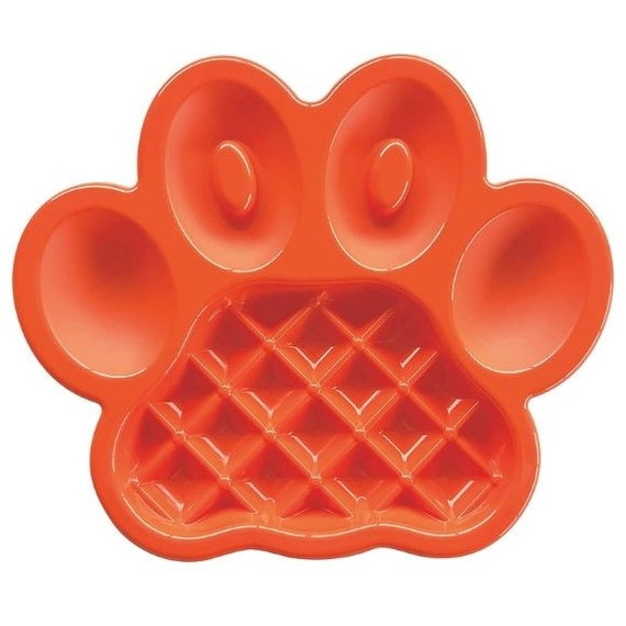 Pet Dream House PAW Slow Feeder Easy miska spowalniająca pomarańczowa