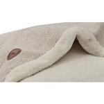 Legowisko dla psa lub kota - Lauren Design Norka Nel Natura beżowa 100 x 80 cm