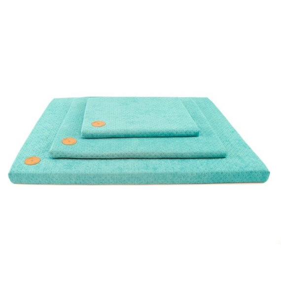 Lauren design legowisko DEMI - materac dla małego psa, kolor turkusowy 50/40cm