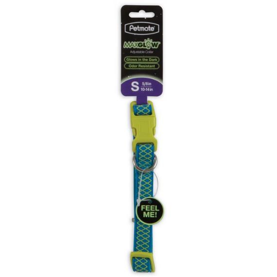 Świecąca obroża Max Glow Guma Small