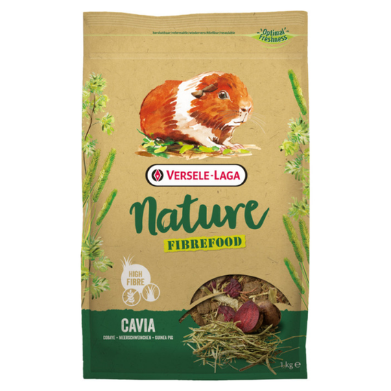 Versele-Laga Cavia Nature Fibrefood - karma dla świnek morskich op. 1 kg