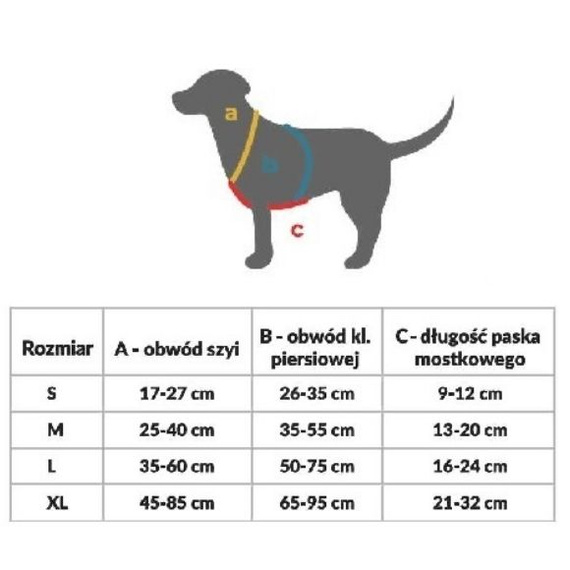 Chaba Szelki Guard dla psa XL niebieskie