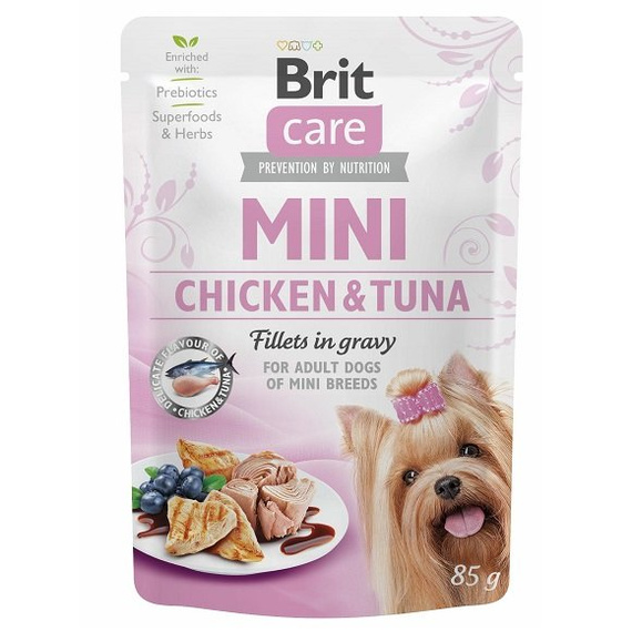 Brit Care Mini Chicken & Tuna filety kurczak z tuńczykiem w sosie własnym 85g