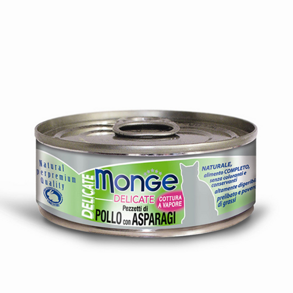 Monge Delicate Chicken Asparagus karma dla kotów Kurczak Szparagi 80g