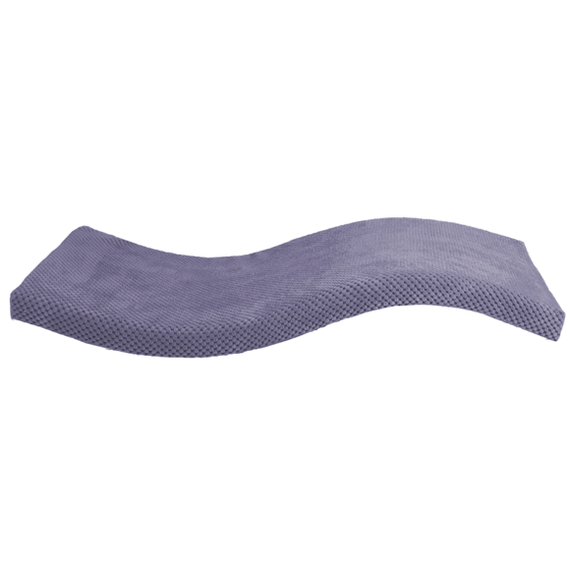 Półka dla kota FALA 75 symetryczna lewa kolor granatowy