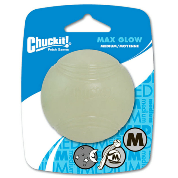 Chuckit! Max Glow Medium - świecąca piłka dla średnich psów