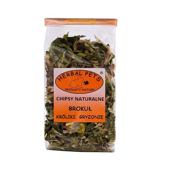 Herbal Pets chipsy brokułowe - przysmak dla gryzoni i królików