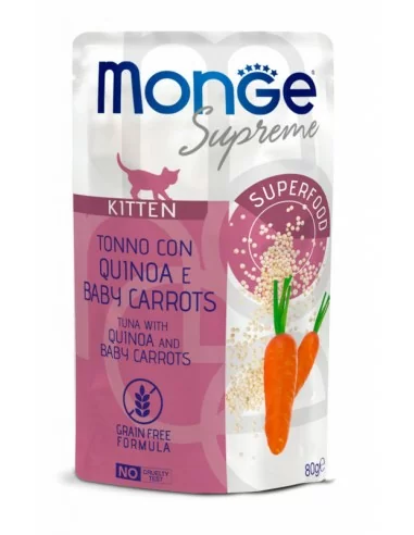 Monge Supreme Kitten Tuńczyk, komosa, marchewka 80g