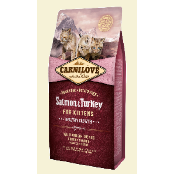 Carnilove Cat Salmon & Turkey Kitten karma sucha dla kociąt 400 g