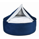 Pufa Bona – legowisko dla psa i kota w kolorze granatowym