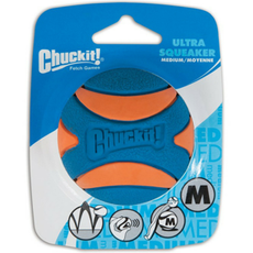 Chuckit! Ultra Squeaker Ball Medium - piłka z piszczałką dla psów
