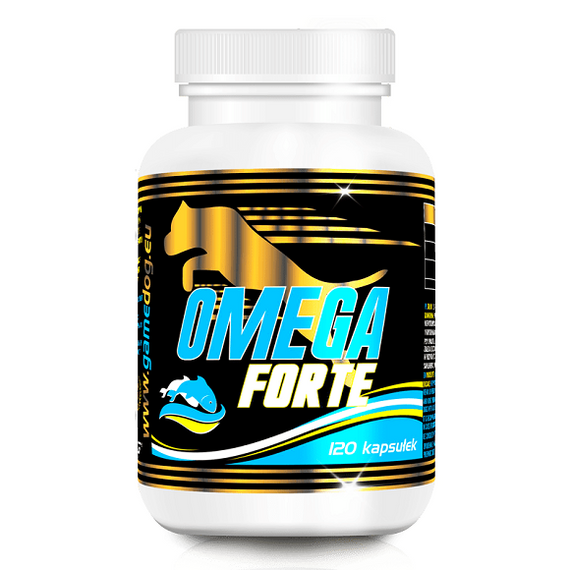 Game Dog Omega Forte kwasy Omega 3, 120 kapsułek