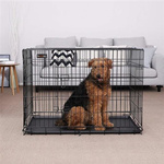 Klatka metalowa dla psa Feandrea 122 x 74,5 x 80,5 cm – solidna, składana, bezpieczna