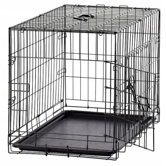 Klatka metalowa dla psa 76x45x52 cm