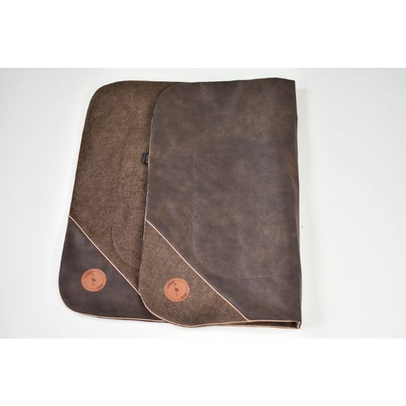 Lauren Design narzuta DANTE brąz + brąz struktura 100/70cm