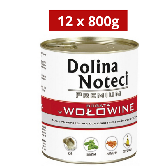 Dolina Noteci Premium wołowina 12x800g