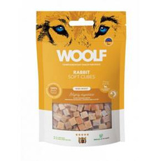 Woolf Soft Cubes Rabbit Monoprotein - przysmaki dla psa z królika, 100 g