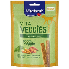 Vitakraft Vita Veggies Sticks marchew i bataty 80g - wegańskie przysmaki dla psów