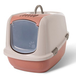 Savic Nestor Jumbo - duża toaleta dla kota w kolorze Tuscan Red