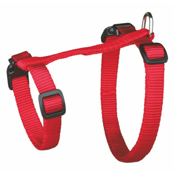 Szelki z taśmy nylonowej dla dużego kota ze smyczą