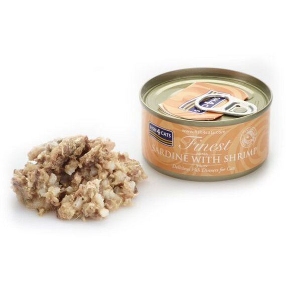 Fish4Cats Finest Sardynka z krewtkami puszka 70g