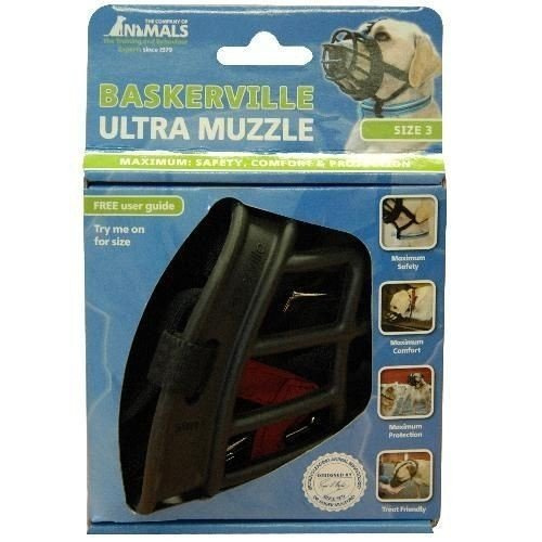 Baskerville Ultra kaganiec fizjologiczny dla psa rozmiar 5 - kolor czarny