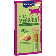 Vitakraft Vita Veggies Liquid Snack ser i pomidor - przysmak dla kotów 6x15g