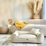 Milano Beige legowisko ortopedyczne dla psa i kota - rozmiar S