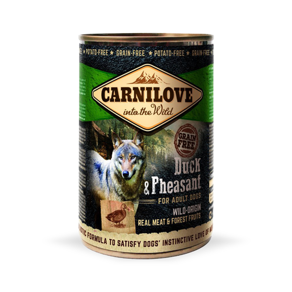 Carnilove Duck and Pheasant - kaczka z bażantem karma dla psa puszka 400g