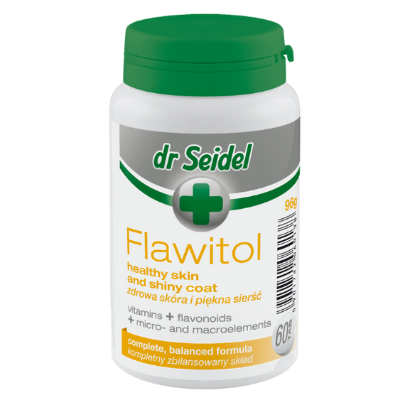 Flawitol zdrowa skóra i piękna sierść tabletki dla psów 200 szt.