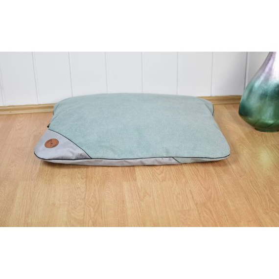 Lauren Design FRIDA poducha dla psa lub kota mięta + szary velvet 70/50cm