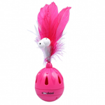 Coockoo Tumbler Pink - zabawka dla kota z dozująca przysmaki.