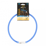 Obroża świecąca Duvo+ USB Silikon Blue 70 cm