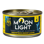 Moonlight Dinner Nr 4﻿ - Tuńczyk, kurczak i łosoś w sosie własnym﻿﻿﻿ - 80g