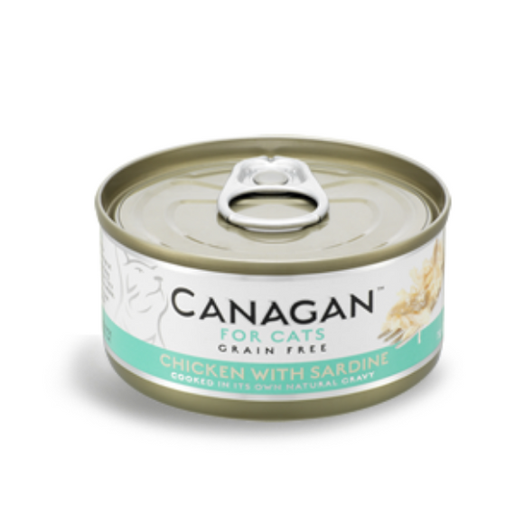 Canagan Kurczak z Sardynką mokra karma dla kota puszka 75g
