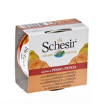 Schesir Kurczak z papają 150g wilgotna karma dla psa