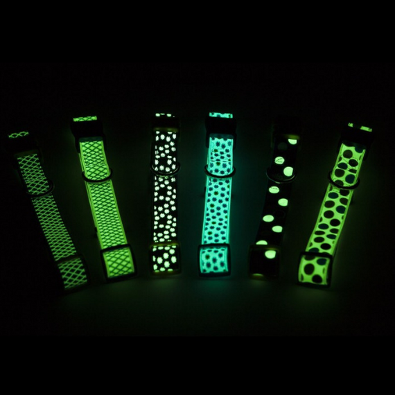 Świecąca obroża Max Glow Guma Small