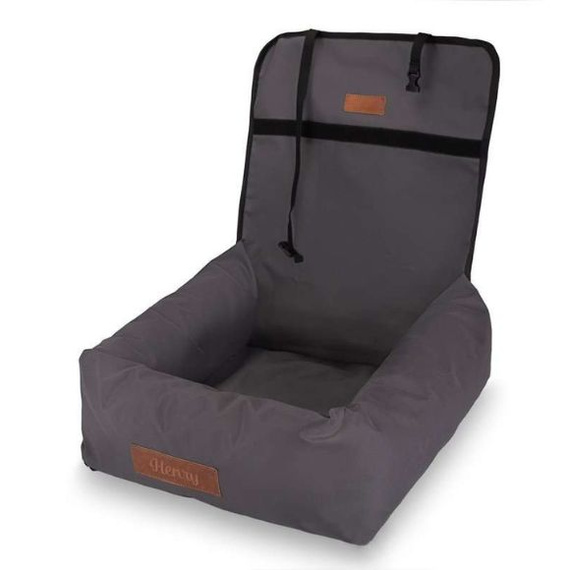 Transporter do samochodu dla psa lub kota w kolorze szarym - Dogeste