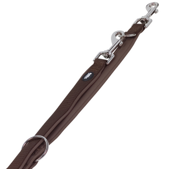 Nobby smycz regulowana Classic Preno brązowa 2cm/200cm
