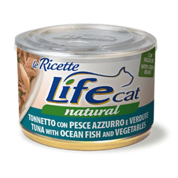 Life Cat Natural Tuńczyk, Ryby Oceaniczne mokra karma dla kota puszka 150g