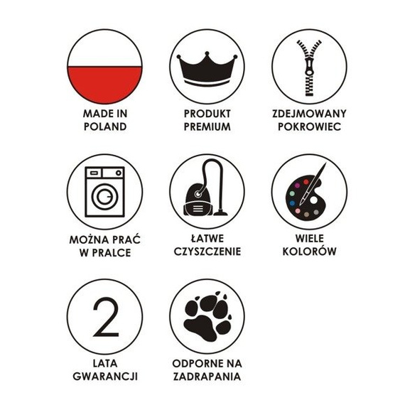 Legowisko dla psa lub kota - Lauren Design Norka Nel Natura szara